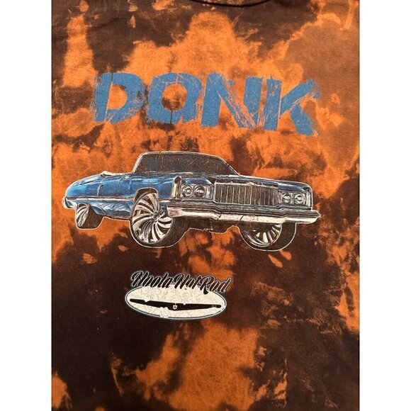 Custom bleach tie dye DONK car shirt - Picture 2 of 4